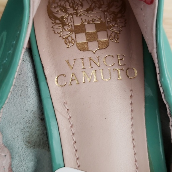 GUC vince camuto SEAFOAM GREEN kitten heels 6m - Picture 2 of 4